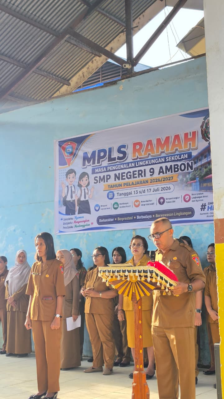 SMP Negeri 9 Ambon Resmi Membuka Masa Pengenalan Lingkungan Sekolah (MPLS) Tahun Ajaran 2026/2027